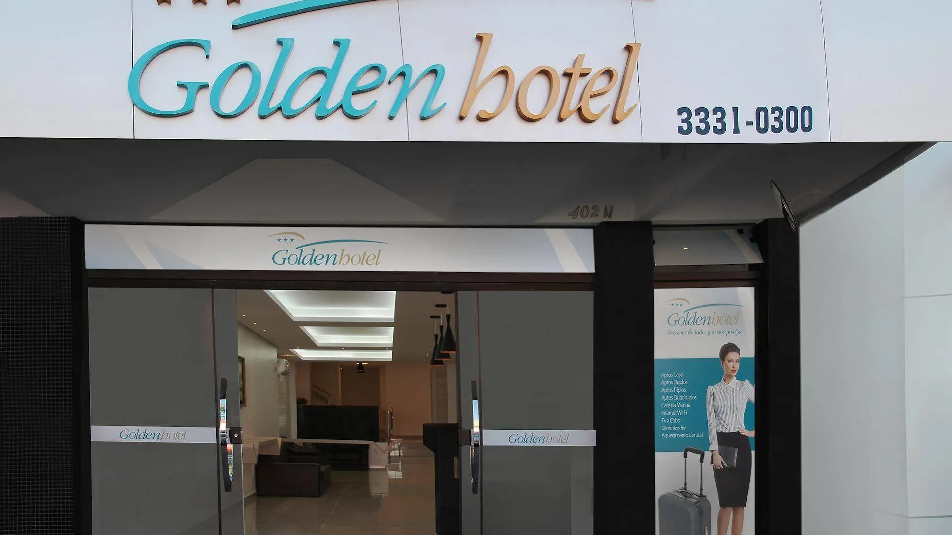 Golden Hotel - O Mais Central - Pet Friendly Chapeco